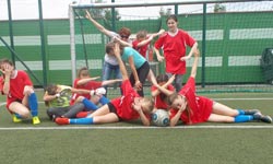 Powiatowe zawody w piłce nożnej dziewcząt